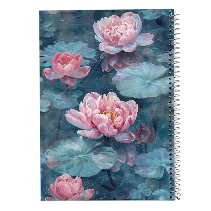 دفتر ژورنال نویسی 50 برگ مدوپد مدل نقطه ای طرح گل کد DF15921