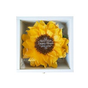 باکس گل مصنوعی مدل گل آفتابگردان