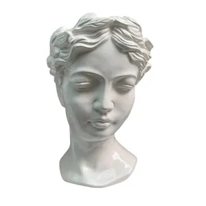 گلدان سرامیکی طرح زن رومی 