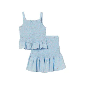 ست تاپ و شلوارک دخترانه اچ اند ام مدل 3895