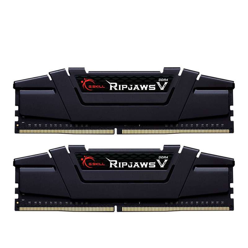 رم دسکتاپ DDR4 دو کاناله 3600 مگاهرتز CL16 جی اسکیل مدل Ripjaws V ظرفیت 32 گیگابایت