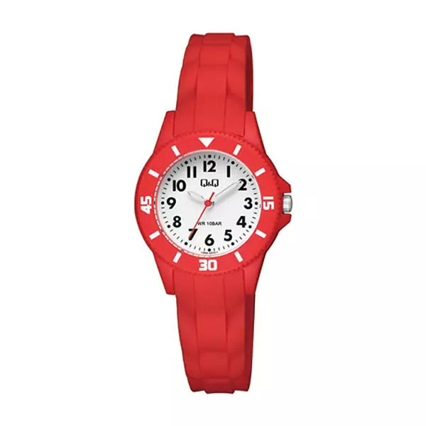ساعت مچی عقربه ای بچگانه کیو اند کیو مدل V26A-001VY ساعت مچی عقربه ای بچگانه کیو اند کیو مدل V26A-001VY