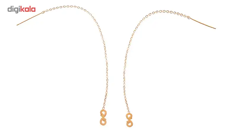 گوشواره شهر شیک طرح بخیه ای بی نهایت مدل SH508