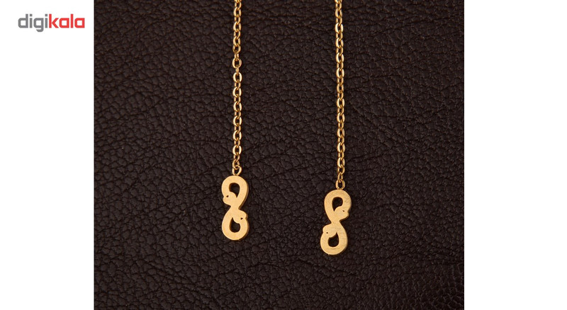 گوشواره شهر شیک طرح بخیه ای بی نهایت مدل SH508