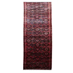 فرش قدیمی دستبافت کناره طول پنج متر مدل MG158