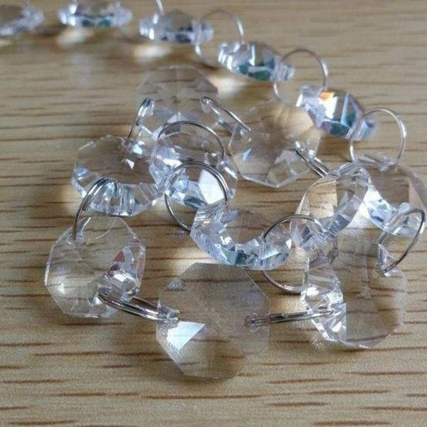 پرده ریشه ای آریا کریستال مدل هلال سایز 110x110 سانتی متر