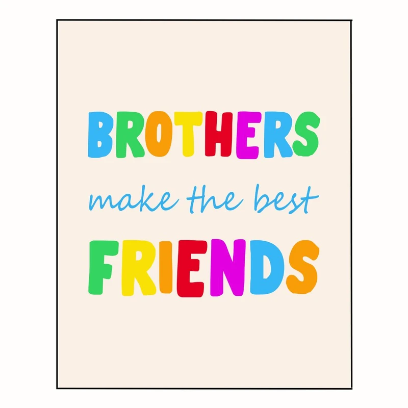 پوستر مدل برادران بهترین دوستان را ایجاد می‌کنند 