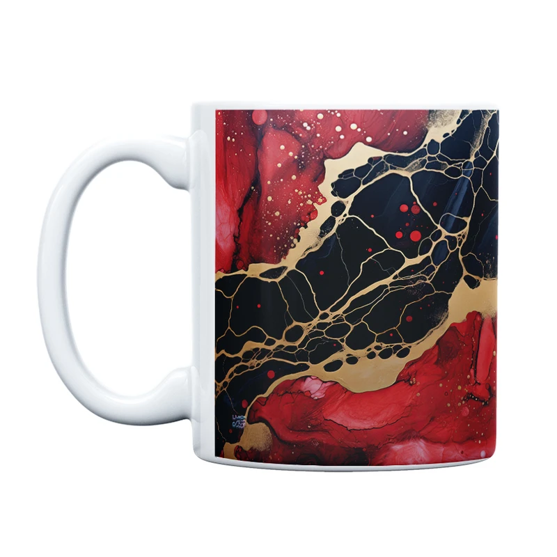 ماگ حس آمیزی طرح Marble مدل مرمر کد 033