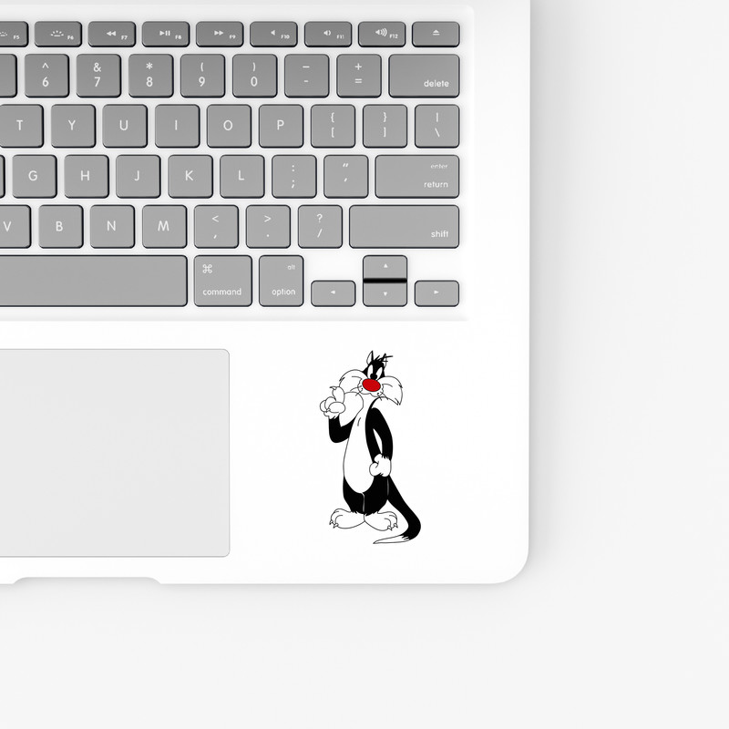 استیکر لپ تاپ بووم طرح کارتون مدل Sylvester Cat کد JC25