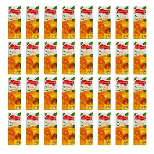 آبمیوه پرتقال چکر - 200 میلی لیتر بسته 32 عددی