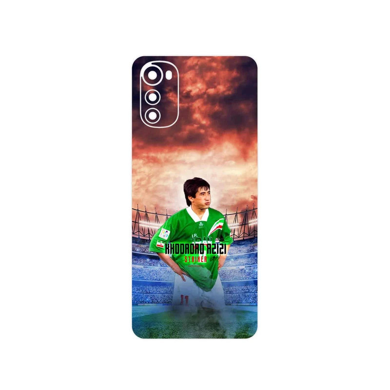 برچسب پوششی ماهوت مدل Khodadad Azizi مناسب برای گوشی موبایل موتورولا Moto E32s