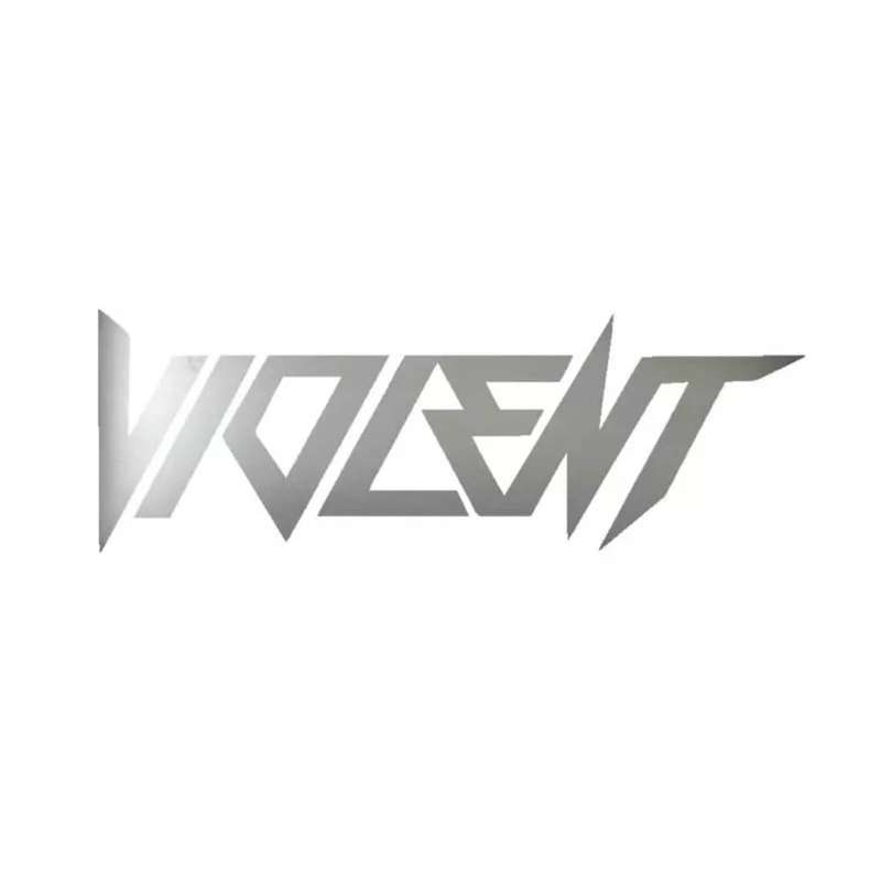 برچسب شیشه خودرو طرح VIOLENT کد Sv003N