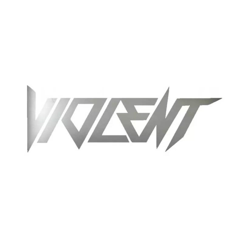 برچسب شیشه خودرو طرح VIOLENT کد Sv003N
