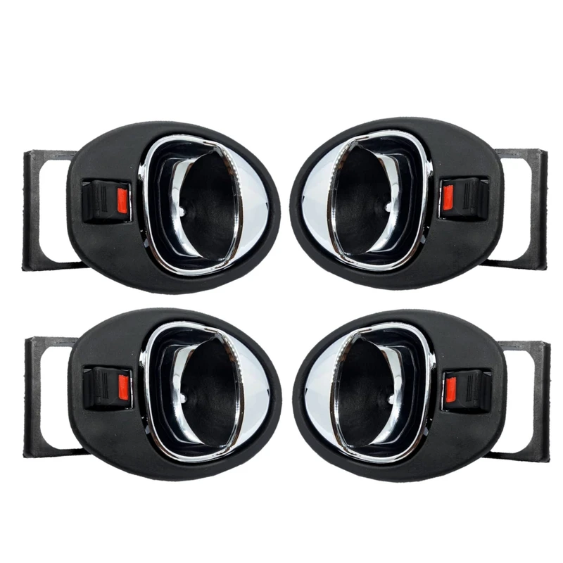 دستگیره درب داخلی خودرو تورال یدک مدل استیل فلزی مناسب برای کوییک بسته 4 عددی