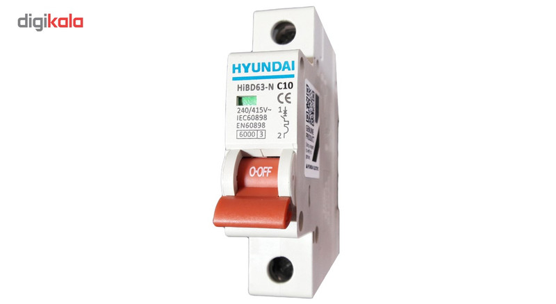 فیوز مینیاتوری تک فاز 10 آمپر هیوندای کد C10