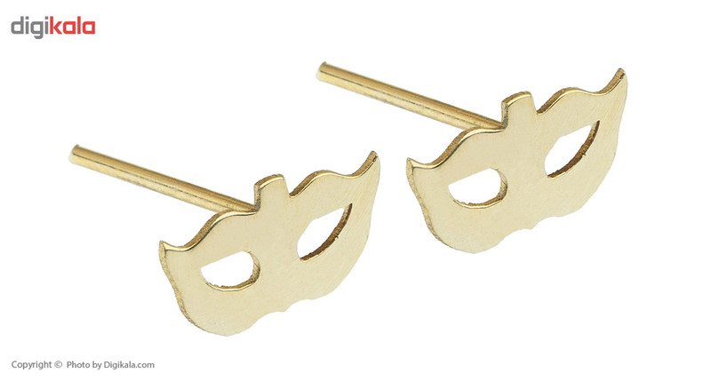 گوشواره طلا 18 عیار ماهک مدل ME0644 - 4
