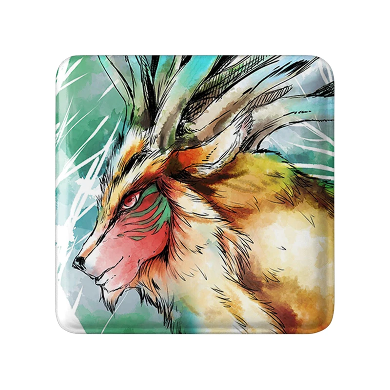 مگنت خندالو طرح سان انیمه پرنسس مونونوکه مدل مربعی کد 34110