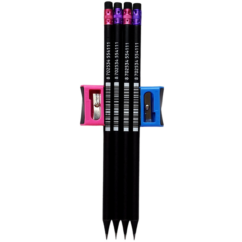 مداد مشکی مدل الوان کد DRAW110-095 به تراش مجموعه 6 عددی