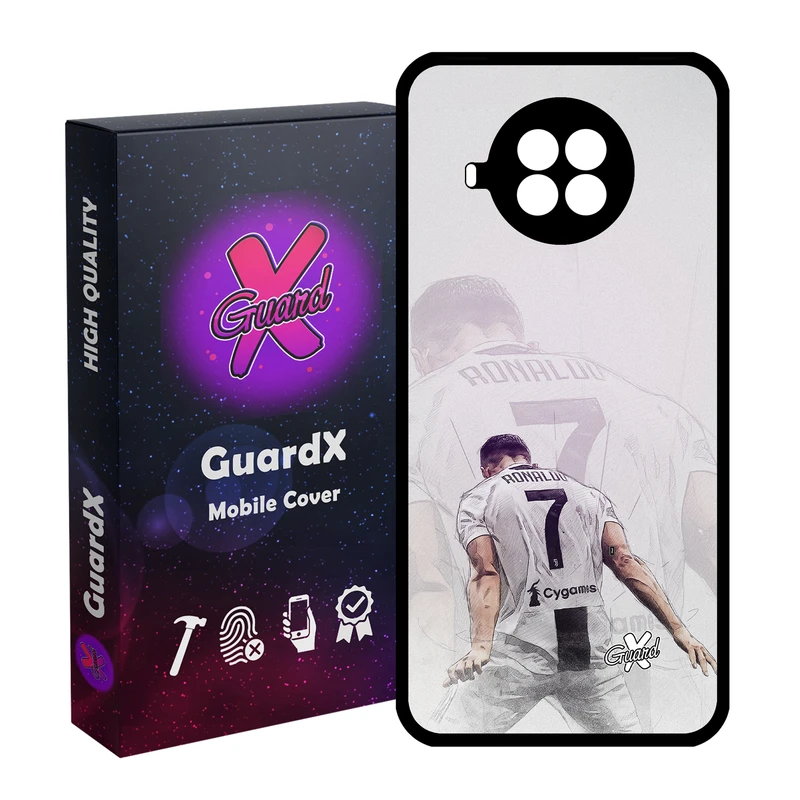 کاور گارد ایکس طرح CR7 مدل Glass10189 مناسب برای گوشی موبایل شیائومی Mi 10T Lite / Mi 10I / Redmi Note 9 Pro 5G