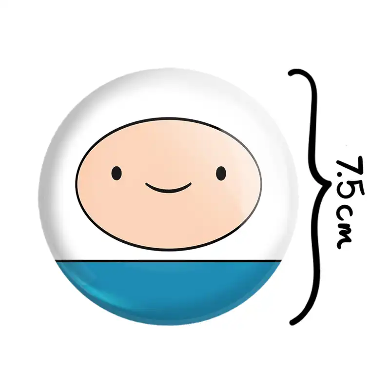 آینه جیبی خندالو طرح فین وقت ماجراجویی Adventure Time مدل تاشو کد 20844