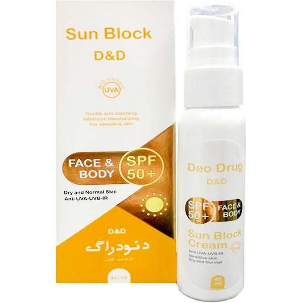 کرم ضد آفتاب بی رنگ دئو دراگ spf50 مدل invi مناسب پوست خشک حجم 45 میلی لیتر کرم ضد آفتاب بی رنگ دئو دراگ spf50 مدل invi مناسب پوست خشک حجم 45 میلی لیتر