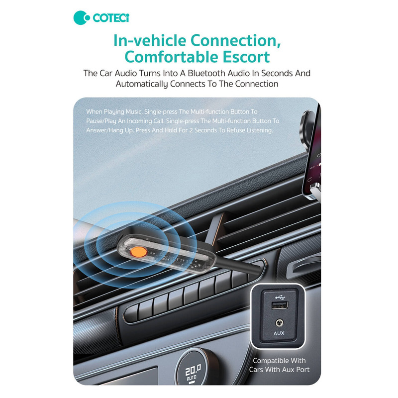 گیرنده بلوتوثی صدا کوتتسی مدل MS-012