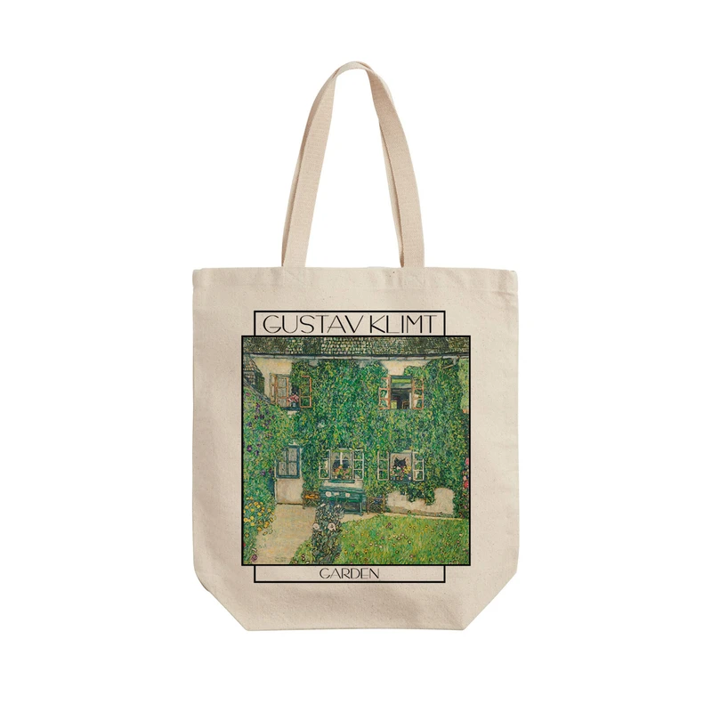 ساک خرید ترمه طراحان ایده مدل باغ از کلیمت کد art0090 - L