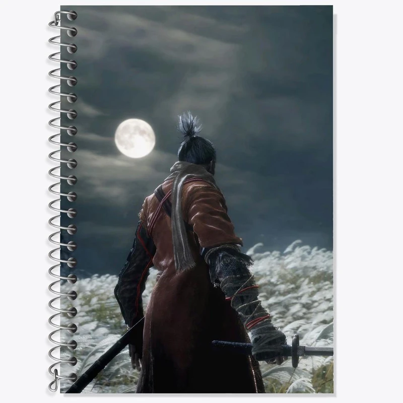 دفتر زبان 50 برگ خندالو مدل سه خط طرح وولف سیکرو کد 30537