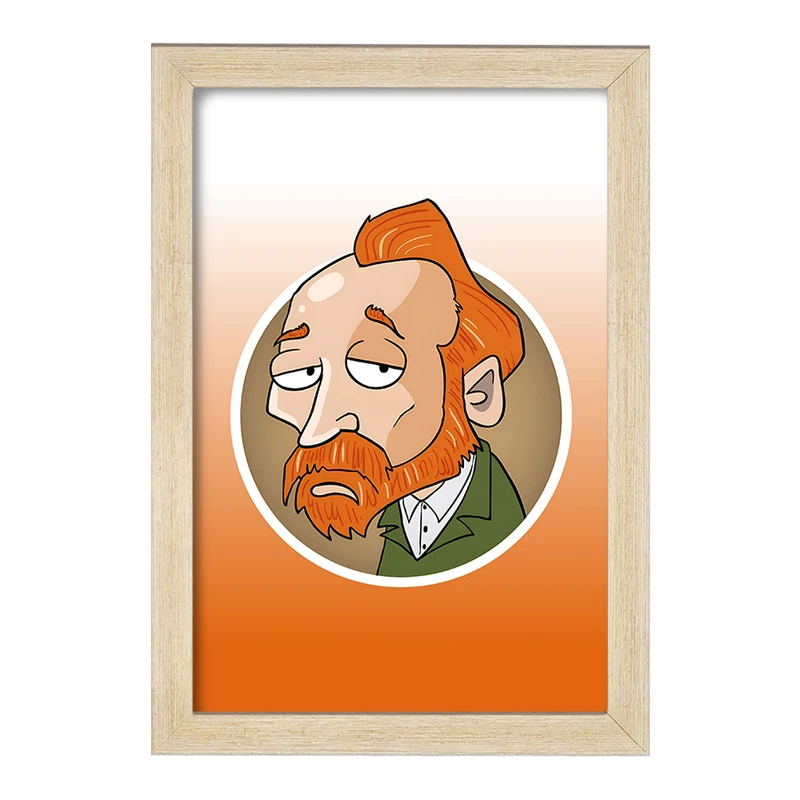 تابلو خندالو مدل ونسان ونگوگ کد F10644