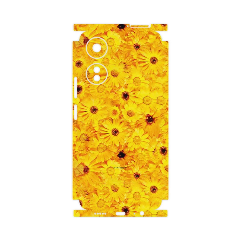 برچسب پوششی ماهوت مدل Yellow_Flower-FullSkin مناسب برای گوشی موبایل آنر X5 Plus