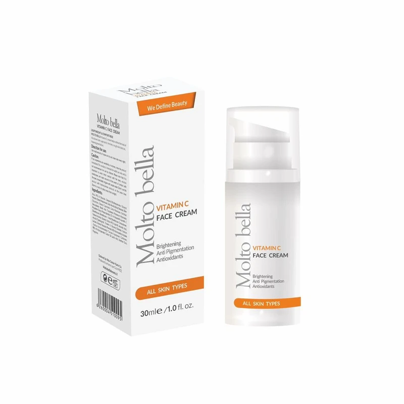 کرم روشن کننده مولتو بلا مدل ویتامین C مناسب انواع پوست حجم 30 میلی لیتر