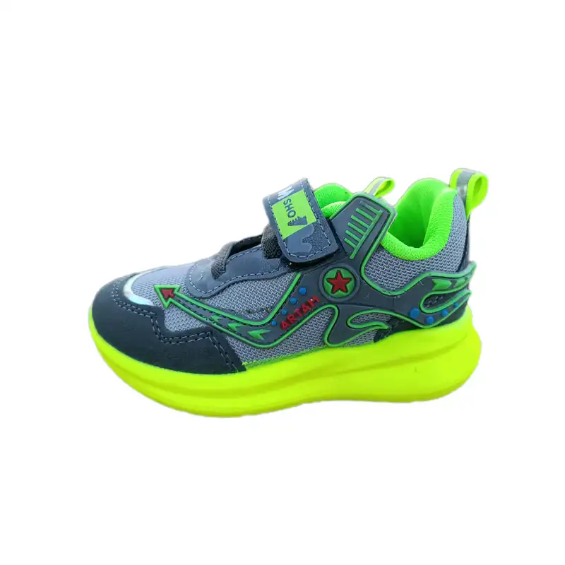 کفش مخصوص پیاده روی بچگانه مدل آرتین کد T.A.J رنگ طوسی