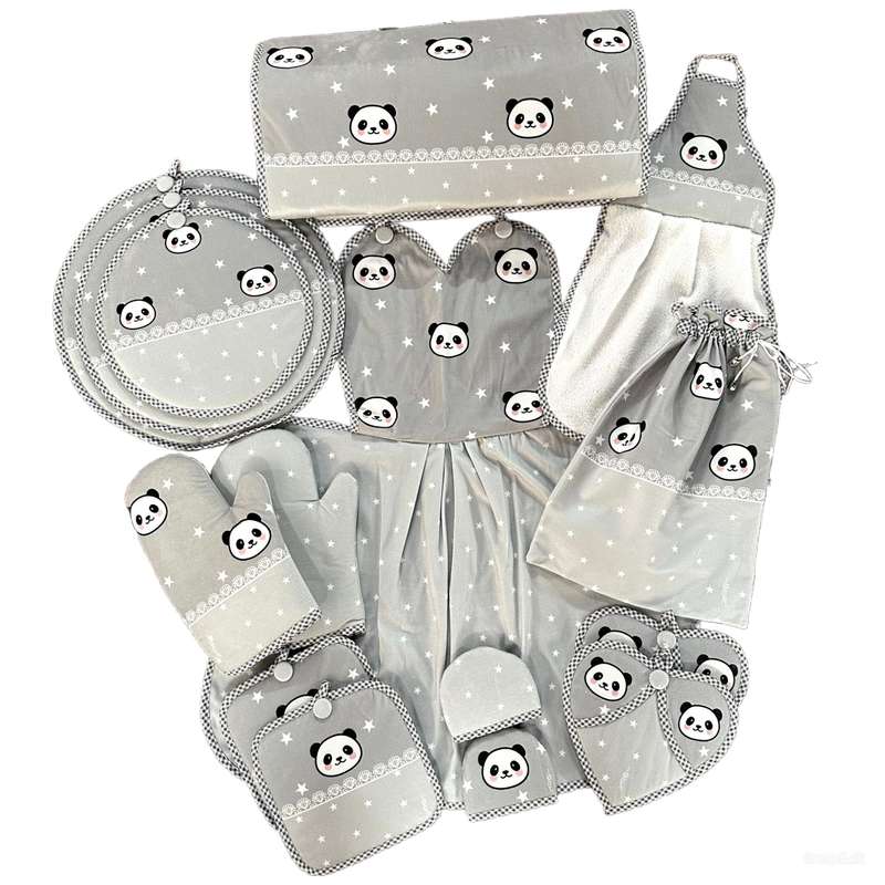 سرویس آشپزخانه 15 پارچه مدل پاندا کد 73