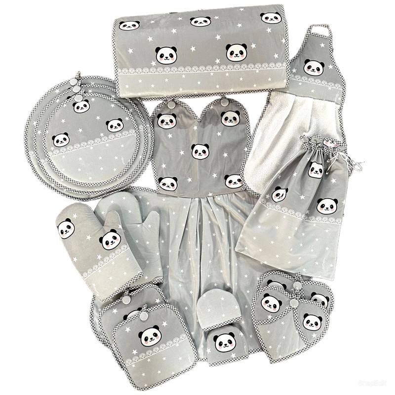 سرویس آشپزخانه 15 پارچه مدل پاندا کد 73