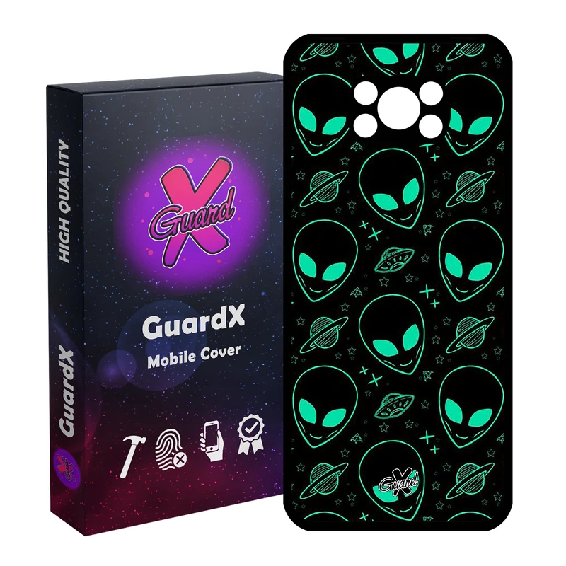 کاور گارد ایکس طرح Alien مدل Glass10200 مناسب برای گوشی موبایل شیائومی Poco X3 / Poco X3 NFC