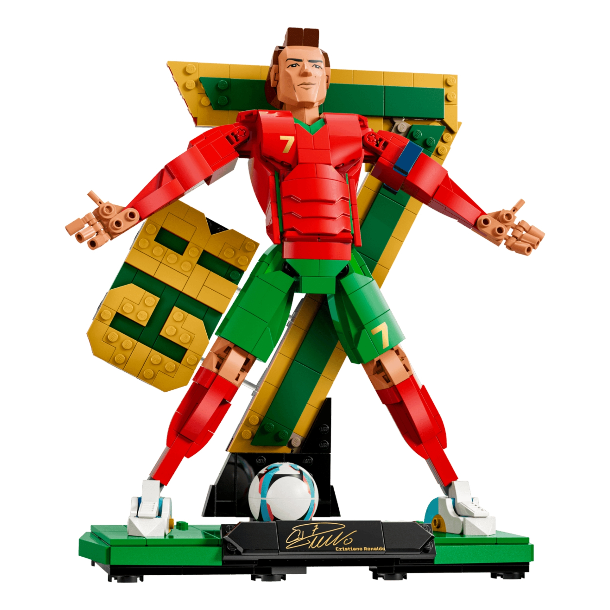 لگو 854 تکه طرح کریستیانو رونالدو مدل Cristiano Ronaldo Football Legend کد 43016