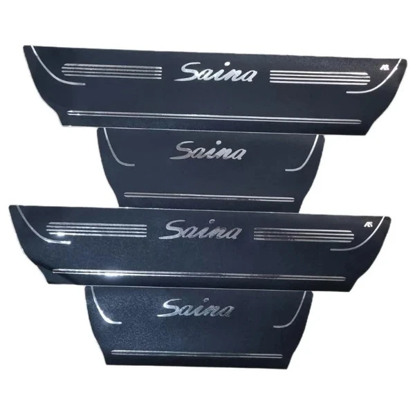 برچسب پارکابی خودرو استیک طرح چرم کد M393 مناسب برای ساینا مجموعه 4 عددی