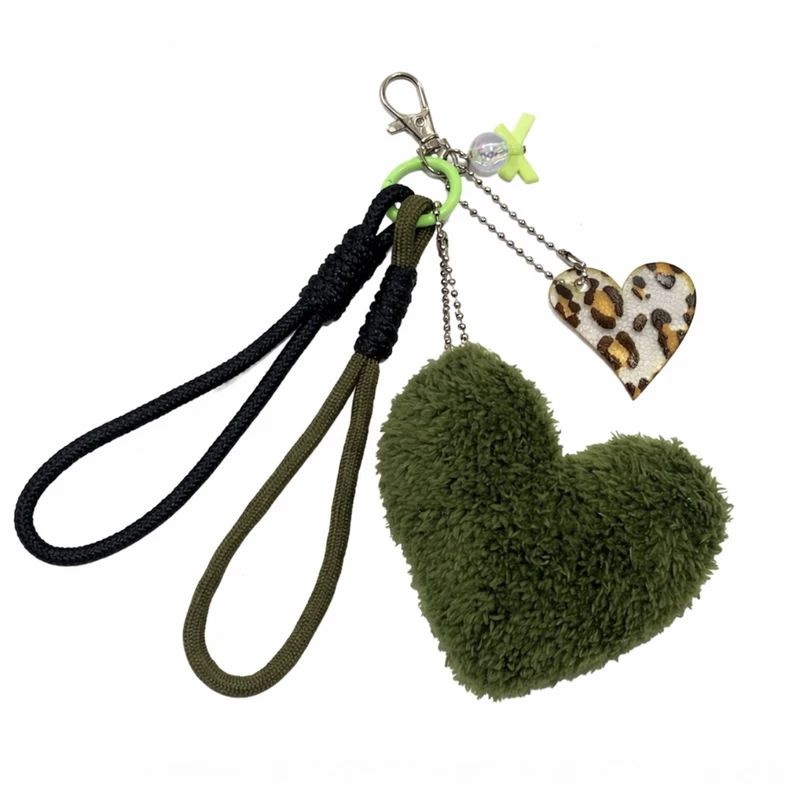 آویز کیف زنانه مدل چارم بگ طرح قلب