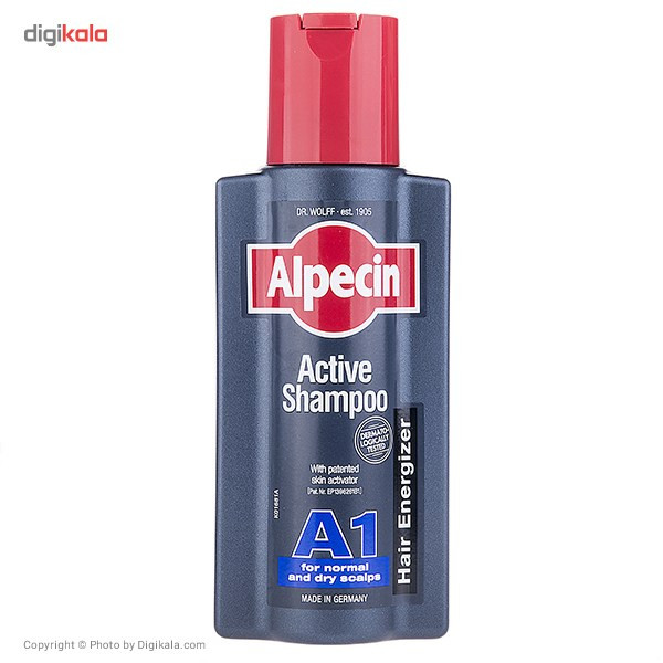 شامپو مو آلپسین مدل A1 Active حجم 250 میلی لیتر