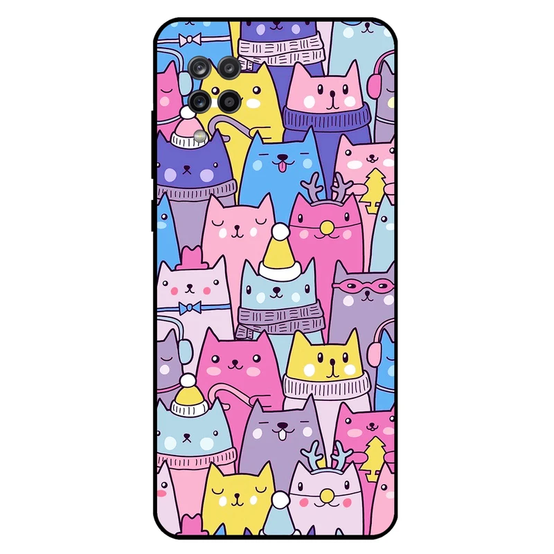 کاور مگافون طرح گربه مدل 8065 مناسب برای گوشی موبایل سامسونگ Galaxy F22 