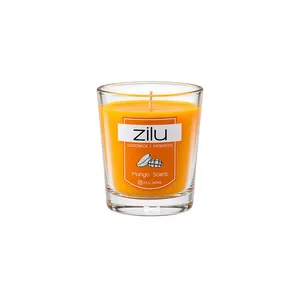شمع لیوانی معطر زیلو مدل شات با رایحه انبه زمان اتمام 20 ساعت