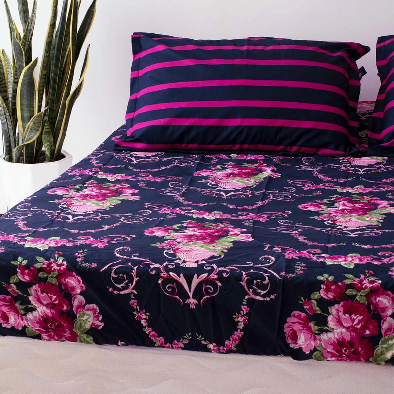 سرویس ملحفه بومرنگ مدل Jam-90 یکنفره 2 تکه