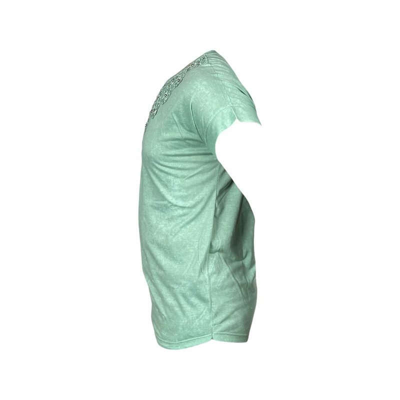 بلوز آستین کوتاه زنانه مدل آماندیس AM127