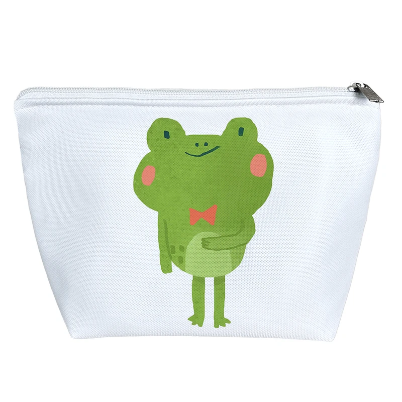 کیف لوازم آرایش دخترانه خندالو مدل قورباغه  کد 3540