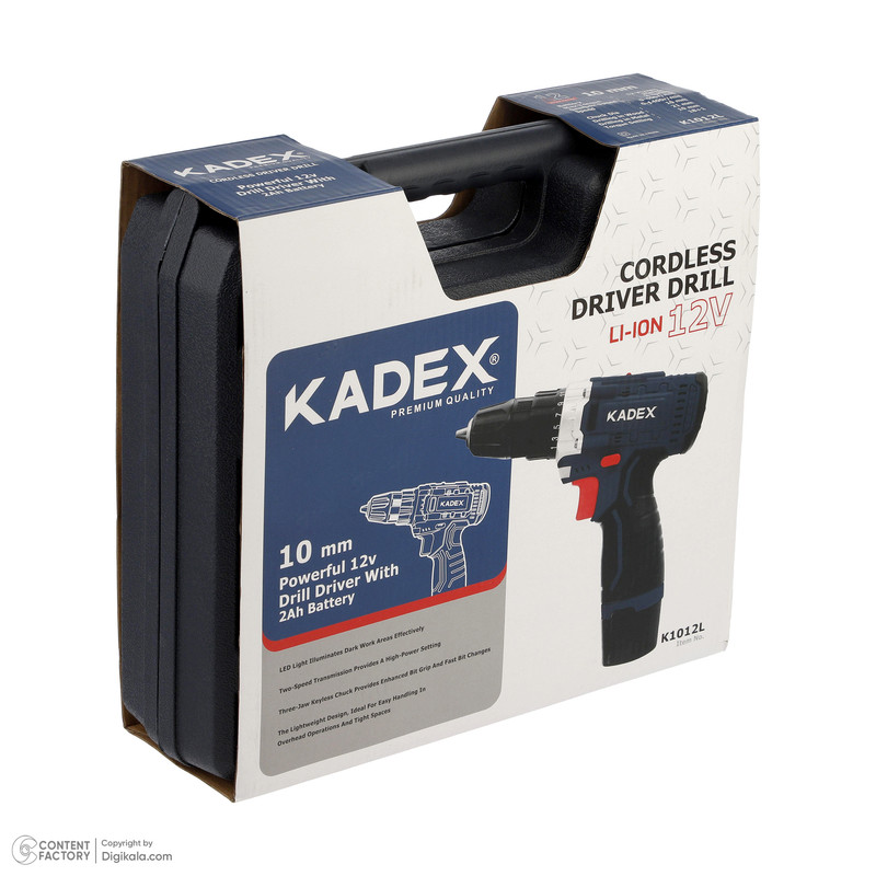 دریل پیچ گوشتی شارژی کادکس مدل k1012L