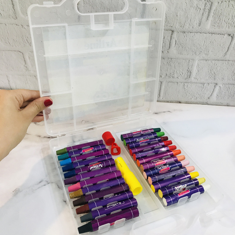 پاستل روغنی 24 رنگ آرت لاین طرح جغد و فیل