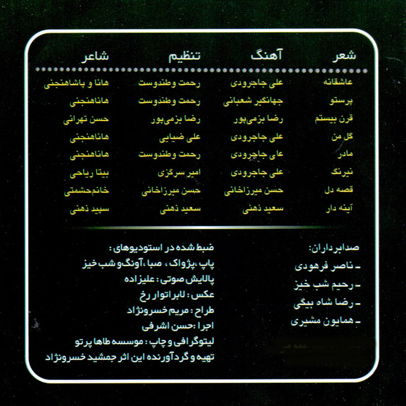 آلبوم موسیقی قرن بیستم اثر یاور اقتداری