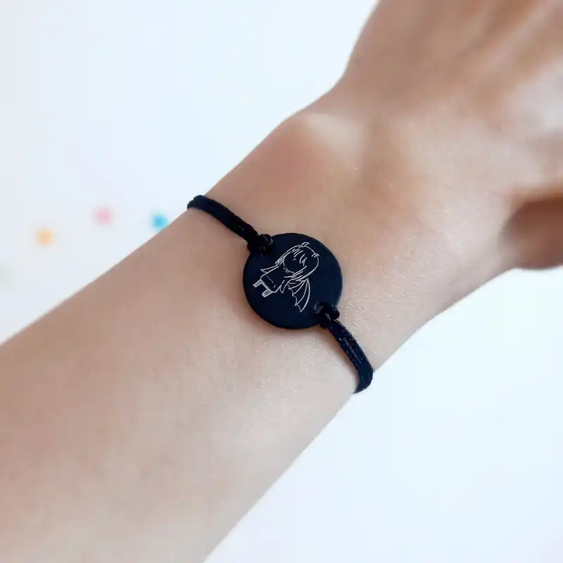 دستبند مدل دوستی فرشته و دویل بسته 2 عددی