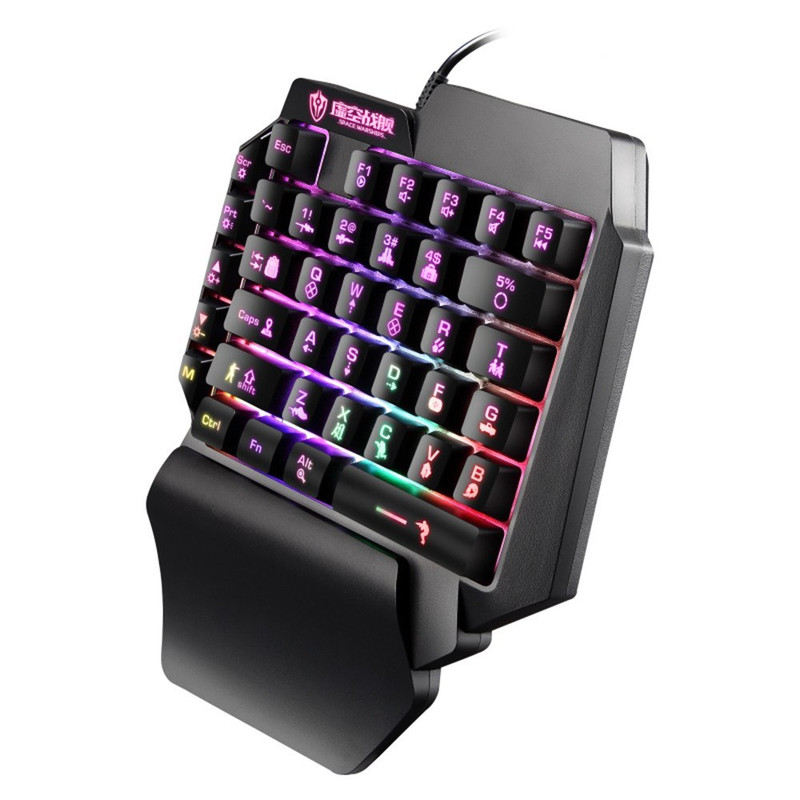 کیبورد مخصوص بازی شیپادو مدل RGB F6