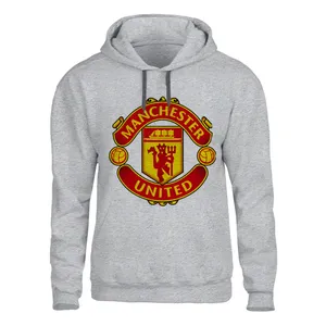 هودی مردانه مدل منچستر یونایتد کد 216 رنگ طوسی